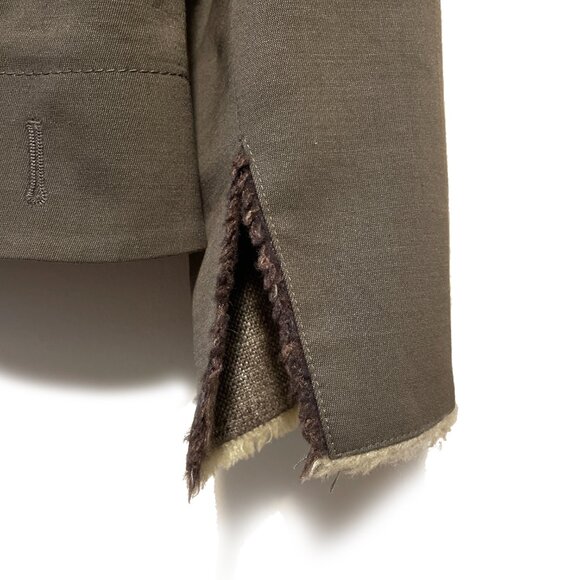 Escada Virgin Wool & Silk Oak Blazer - Picture 4 of 7